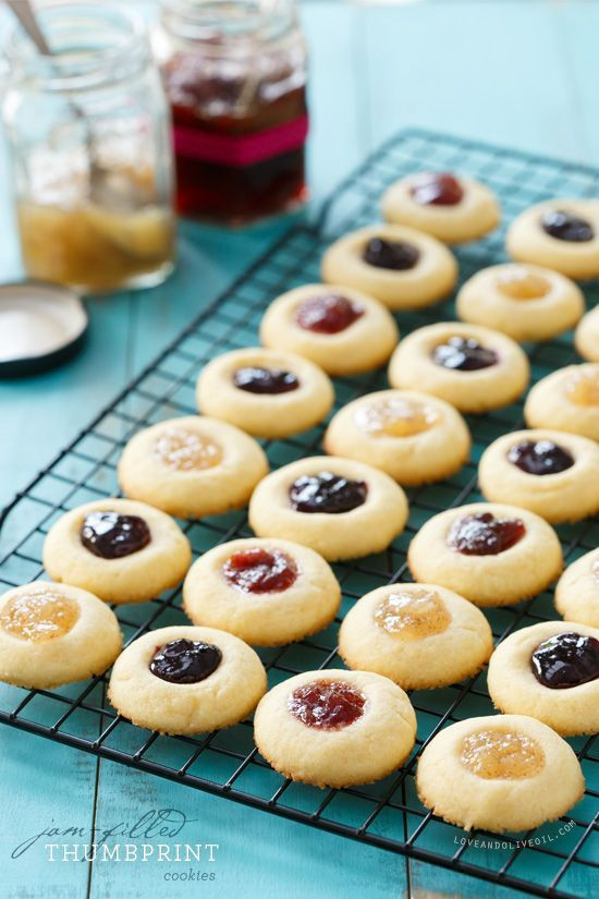 Gourmet Decorated Shortbread Cookies
 Jam Filled Thumbprint Shortbread Cookies are a great way