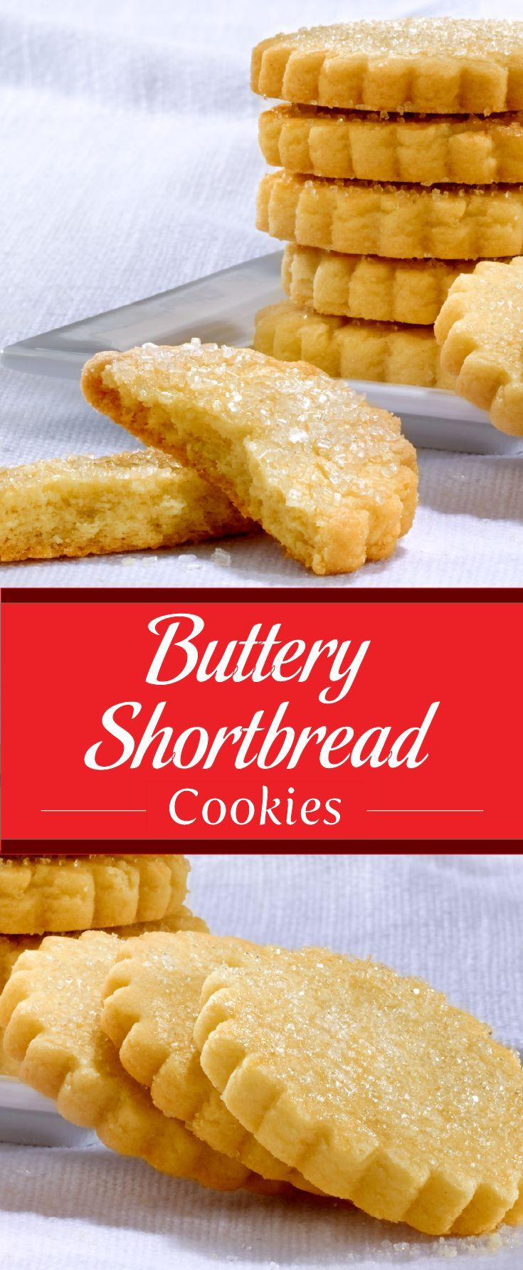 Gourmet Decorated Shortbread Cookies
 Perfect buttery shortbread cookies made with just 4