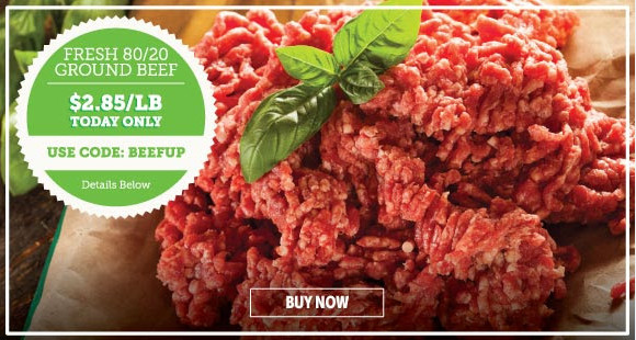 Ground Beef Sale
 TODAY ONLY Zaycon Ground Beef just $2 85 lb