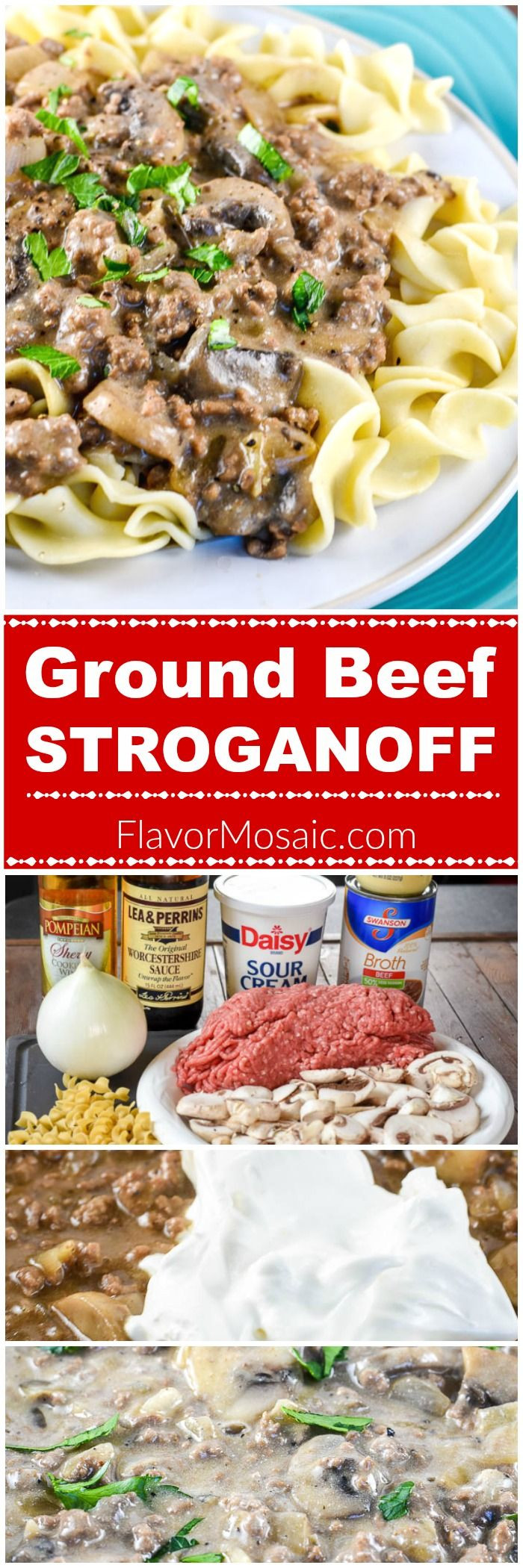 Ground Beef Stroganoff Cream Of Mushroom
 This easy 30 minute Ground Beef Stroganoff recipe omits