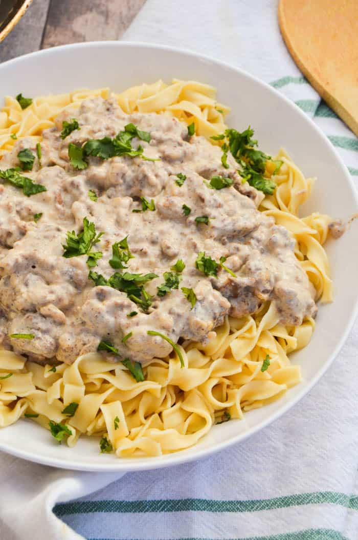 Ground Beef Stroganoff Cream Of Mushroom
 Beef Stroganoff • The Diary of a Real Housewife