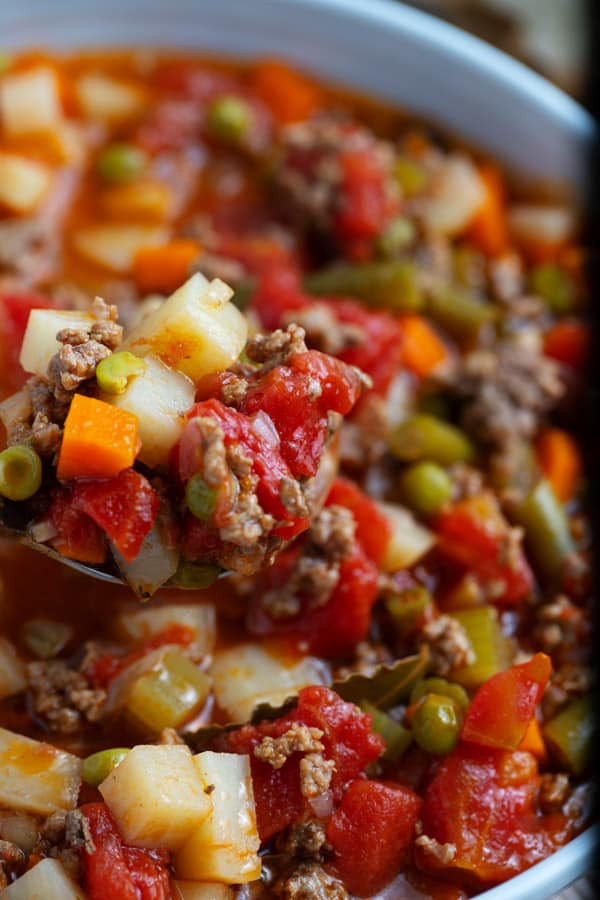 Ground Beef Vegetable Soup
 Easy Ve able Soup with Ground Beef
