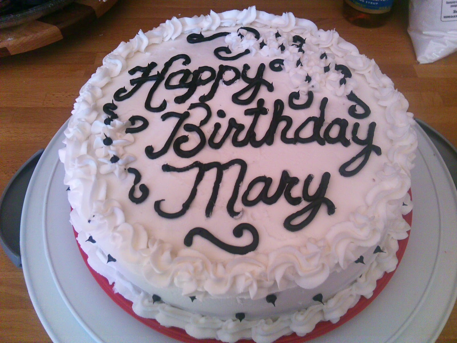 Happy Birthday Mary Cake
 Have you wished Mary Yonkers a Happy Birthday