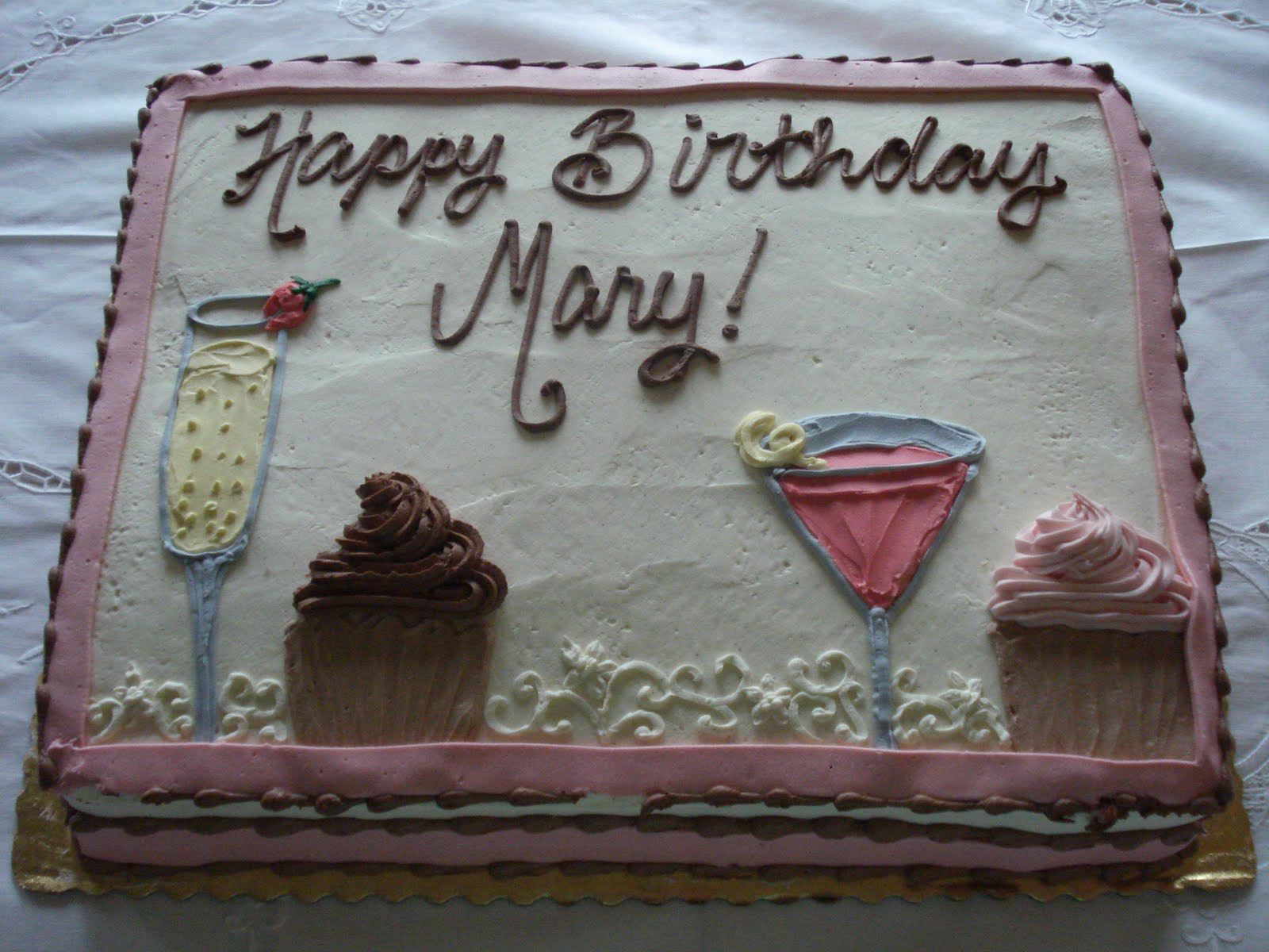 Happy Birthday Mary Cake
 Happy Birthday Mary