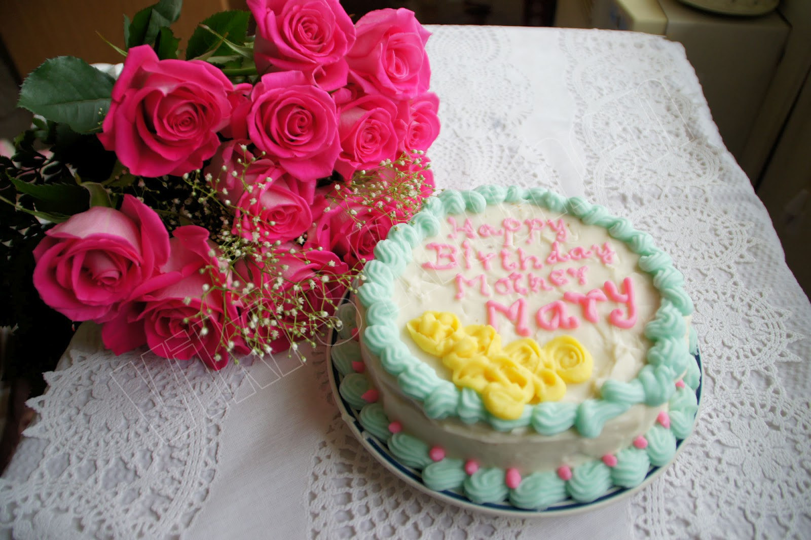 Happy Birthday Mary Cake
 Viki s Kitchen Mother Mary s Birthday