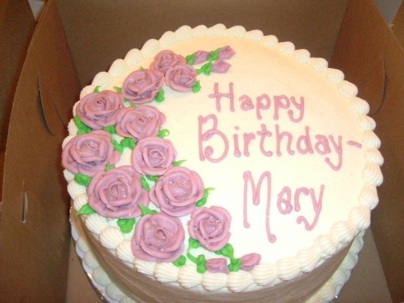 Happy Birthday Mary Cake
 In A New York Minute Happy Birthday Mary