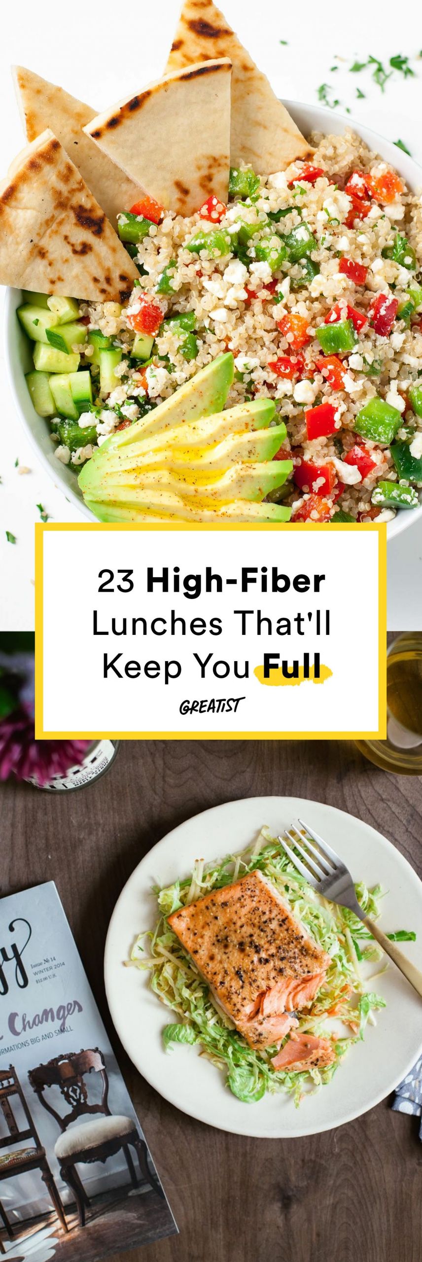 High Fiber Dinner
 23 High Fiber Lunches That ll Keep You Full Til Dinner
