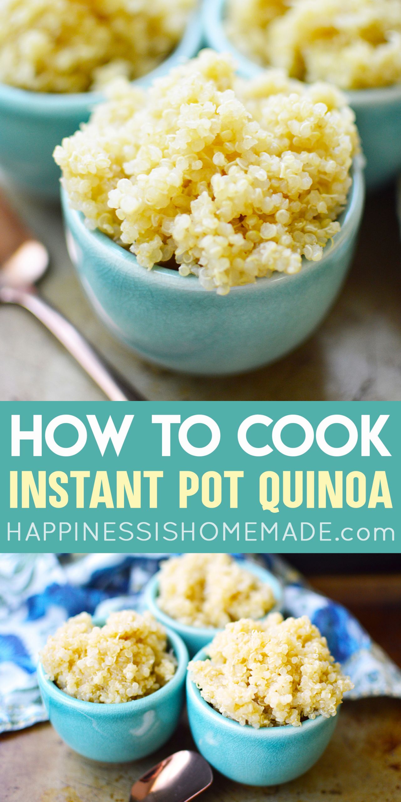 Instant Pot Quinoa
 How to Cook Instant Pot Quinoa Happiness is Homemade