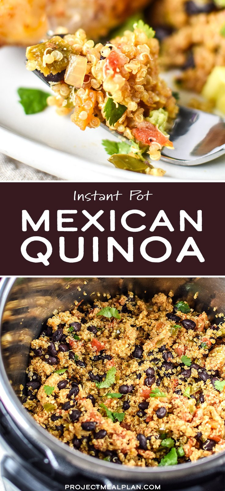 Instant Pot Quinoa
 Instant Pot Mexican Quinoa Project Meal Plan
