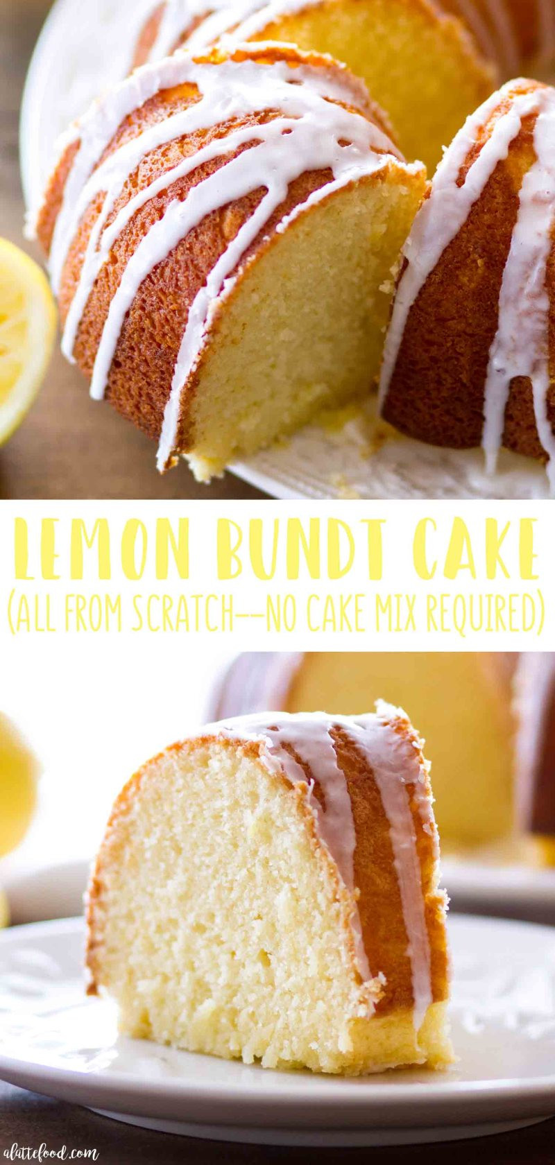 Lemon Bundt Cake Recipe
 Easy Lemon Bundt Cake Recipe A Latte Food