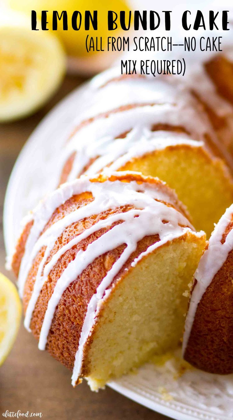 Lemon Bundt Cake Recipe
 Easy Lemon Bundt Cake Recipe A Latte Food