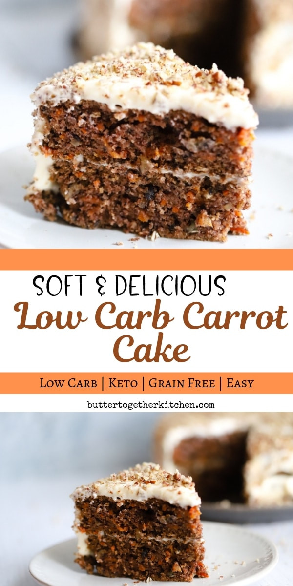Low Calorie Carrot Cake
 Best Keto Low Carb Carrot Cake Butter To her Kitchen