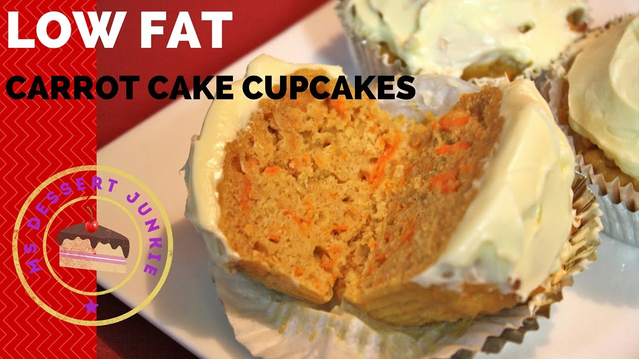 Low Calorie Carrot Cake
 LOW FAT HEALTHY CARROT CAKE CUPCAKES RECIPE