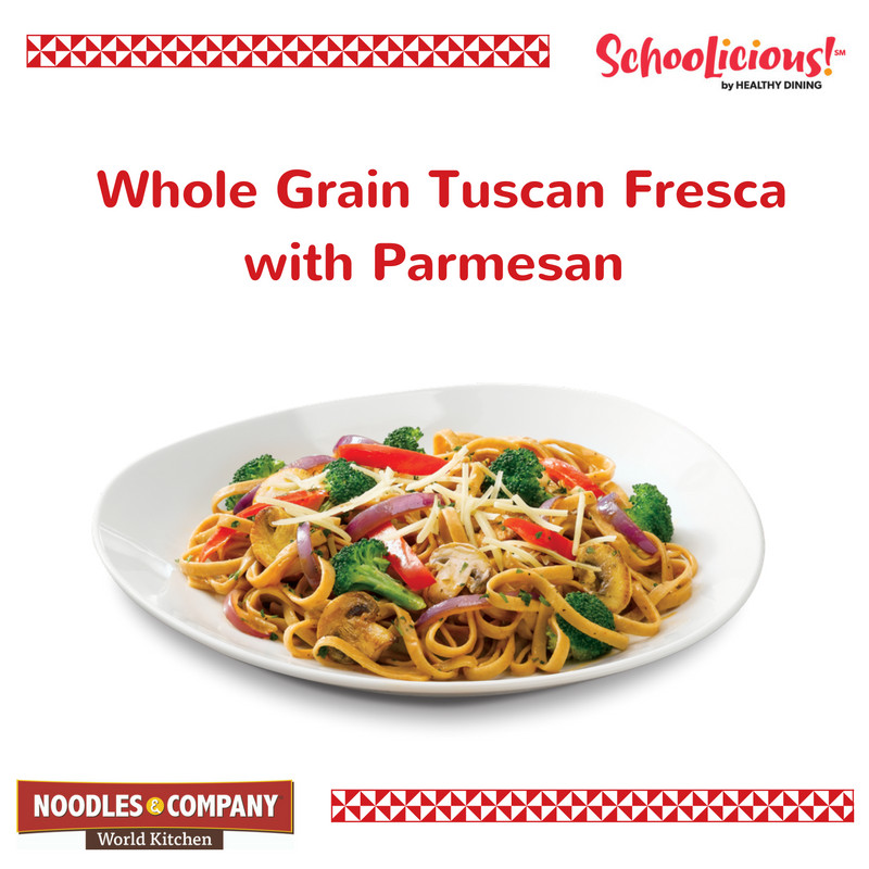 Noodles &amp; Company Whole Grain Tuscan Fresca
 Noodles and pany’s Whole Grain Tuscan Fresca with