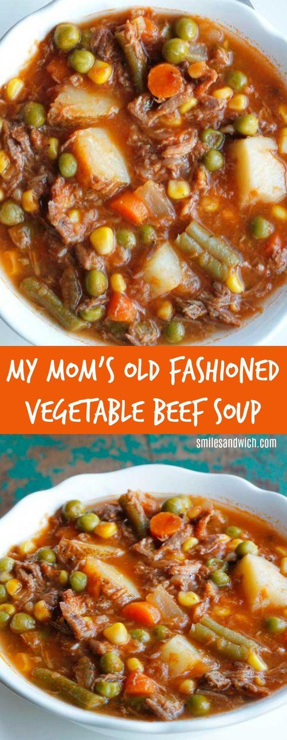 Old Fashioned Vegetable Beef Soup
 Ve able Recipes For Kids Kid Friendly Ve able Recipes