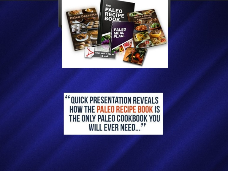 Paleo Diet Recipe Book
 The paleo recipe book paleo t recipes book