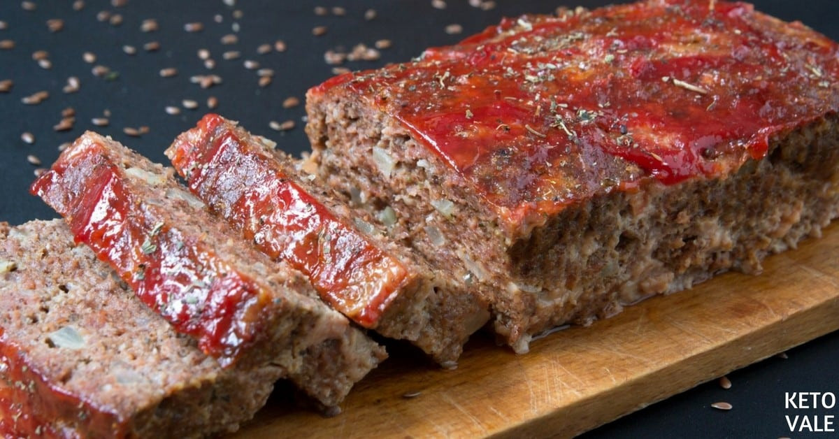 Pork and Beef Meatloaf Beautiful Beef and Pork Meatloaf Keto Gluten Free Recipe