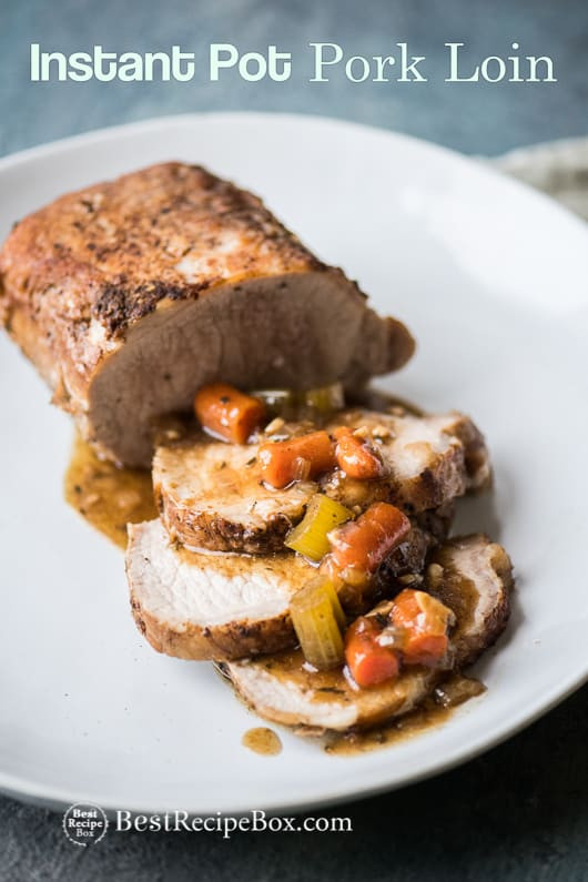 Pork Loin In Instant Pot
 Instant Pot Pork Roast with Ve ables and Gravy in