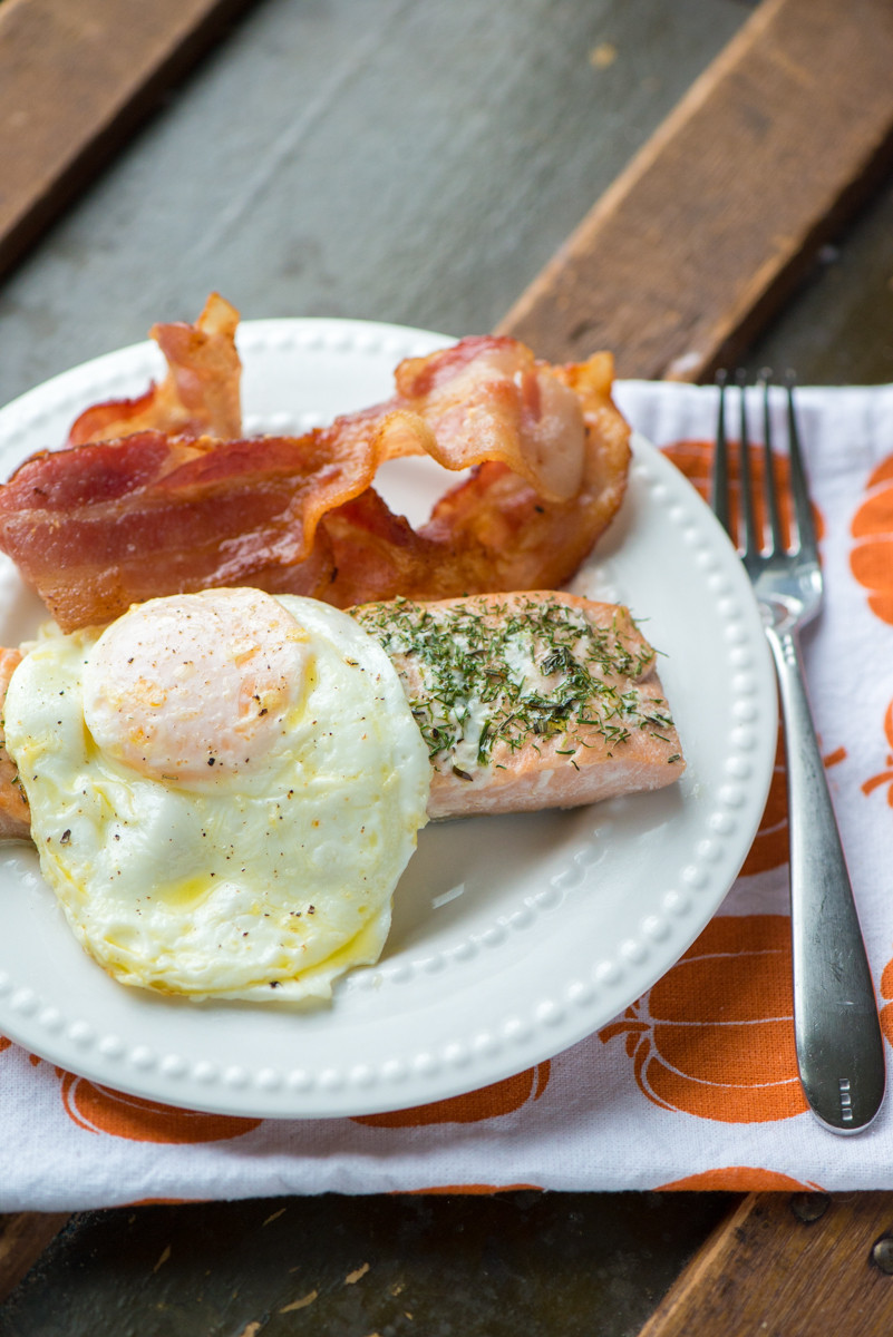 Salmon For Breakfast With Eggs
 Salmon for Breakfast
