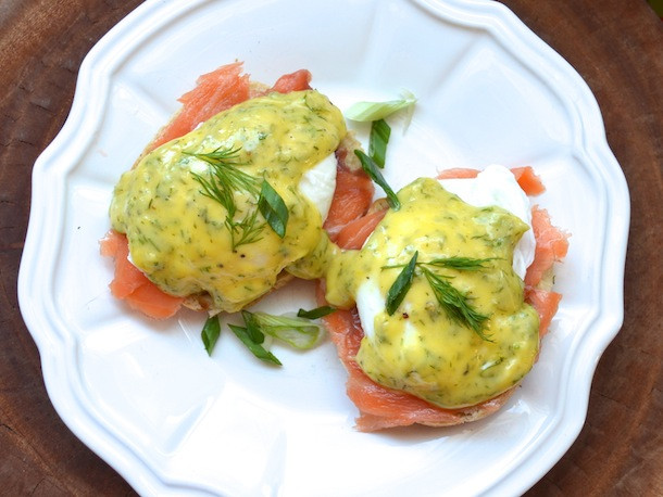 Salmon For Breakfast With Eggs
 Smoked Salmon Eggs Benedict With Dill Hollandaise Recipe