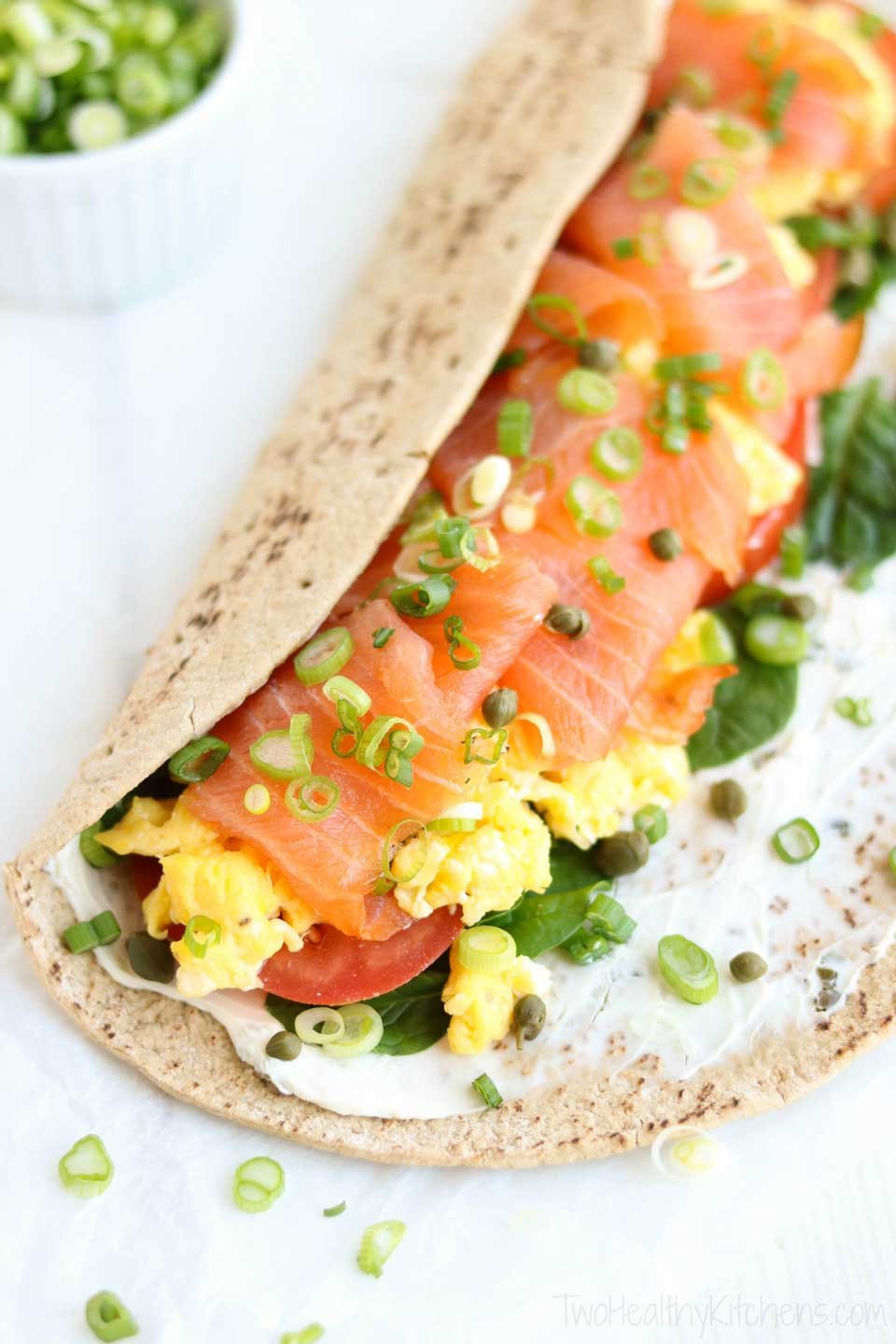 Salmon For Breakfast With Eggs
 Easy Smoked Salmon Breakfast Wrap Two Healthy Kitchens