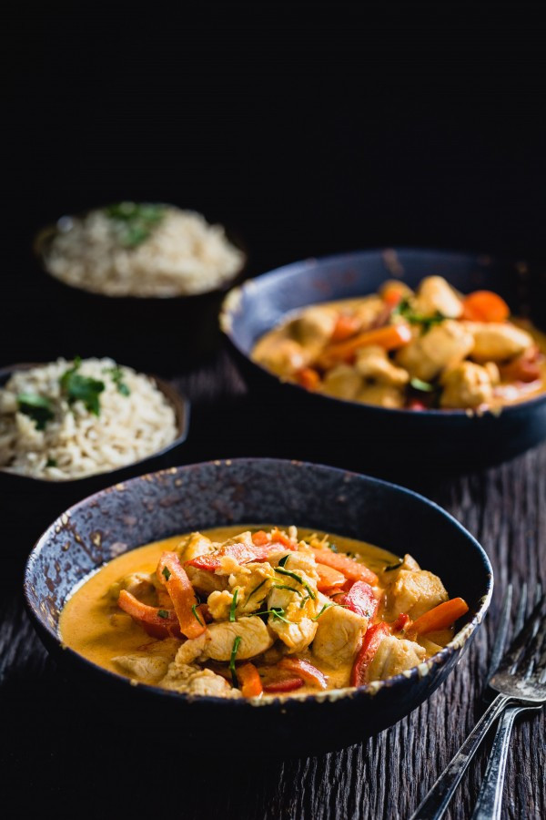 Side Dishes For Curry Chicken
 Authentic Thai chicken curry