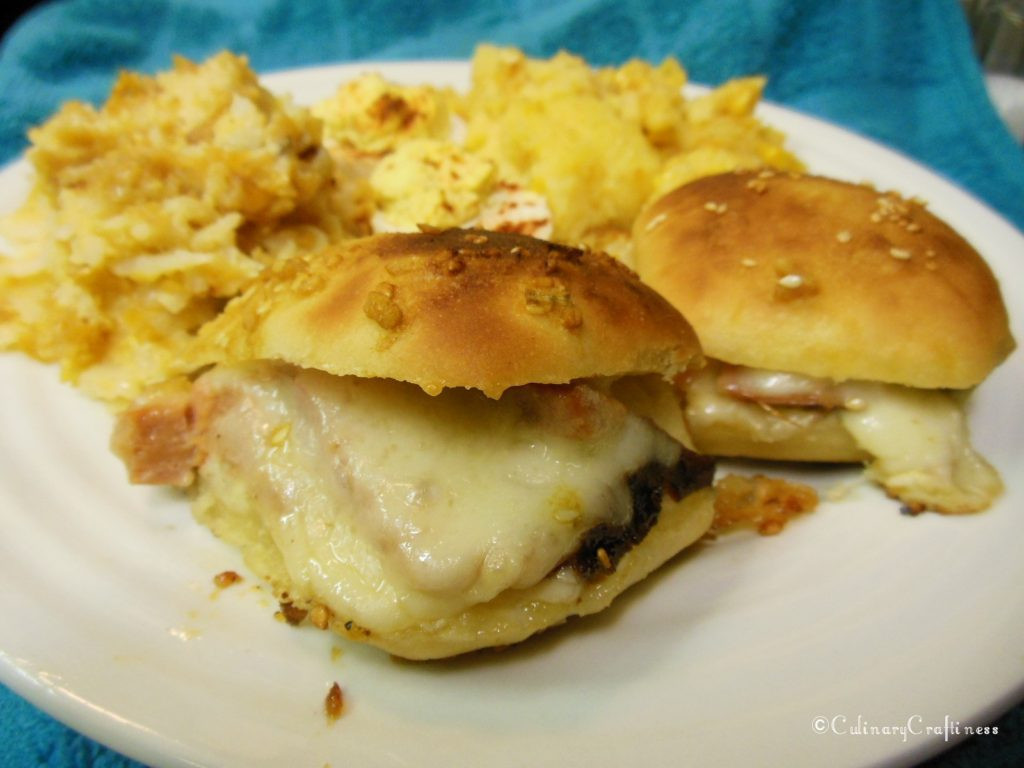 Side Dishes With Sliders
 Leftover Holiday Ham & Cheese Sliders