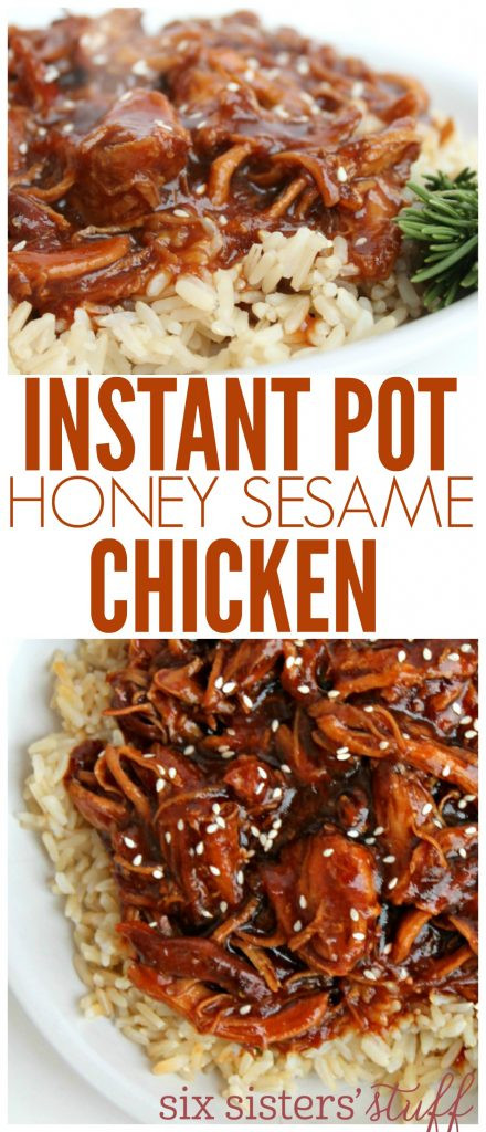 Six Sisters Instant Pot Recipes
 Instant Pot Honey Sesame Chicken