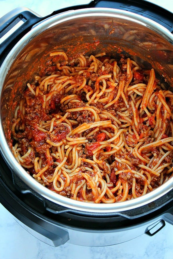 Spaghetti Instant Pot
 Instant Pot Spaghetti Recipe Crunchy Creamy Sweet