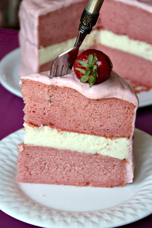 Strawberry Cheesecake Cake Recipe
 Strawberry Cheesecake Cake