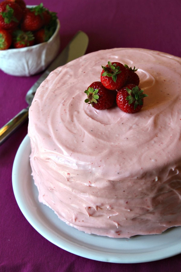 Strawberry Cheesecake Cake Recipe
 Strawberry Cheesecake Cake