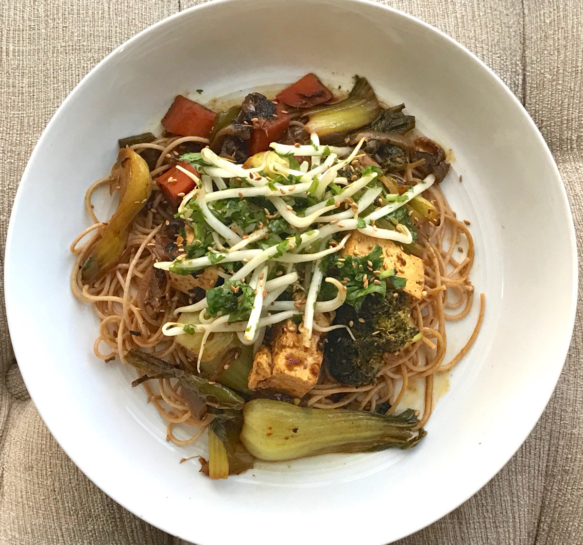 Substitute For Soba Noodles
 Tofu and Bok Choy with Soba Noodles – Supriya s Ode2Food