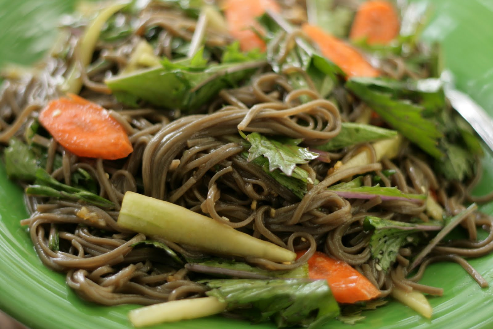 Substitute For Soba Noodles
 A Bluebonnet in Beantown Soba noodle salad with ginger