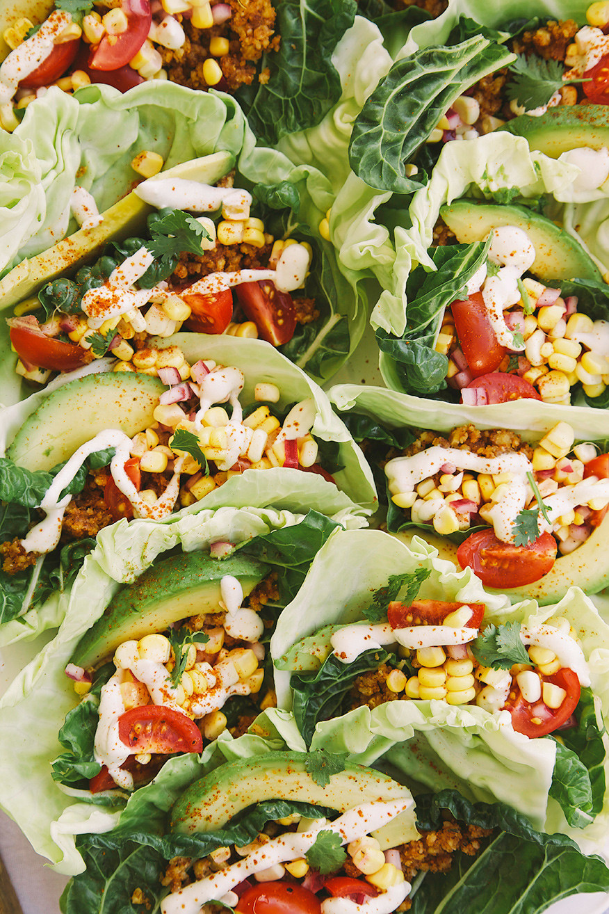 Vegan Taco Recipes
 RAW & VEGAN TACOS WITH SWEET CORN SALSA & CASHEW SOUR