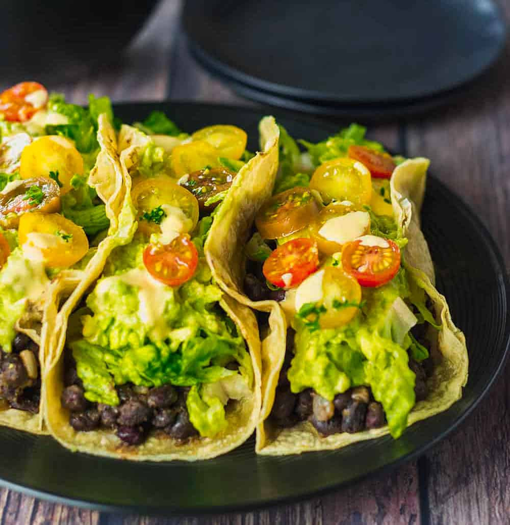 Vegan Taco Recipes
 Vegan Black Bean Tacos Healthier Steps