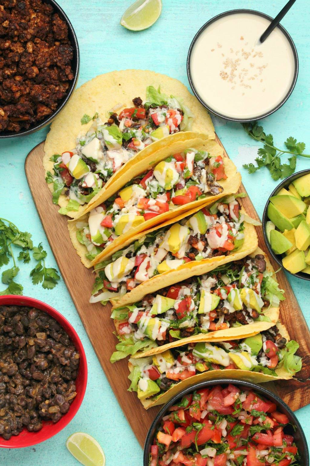 Vegan Taco Recipes
 Vegan Tacos Recipe — Dishmaps