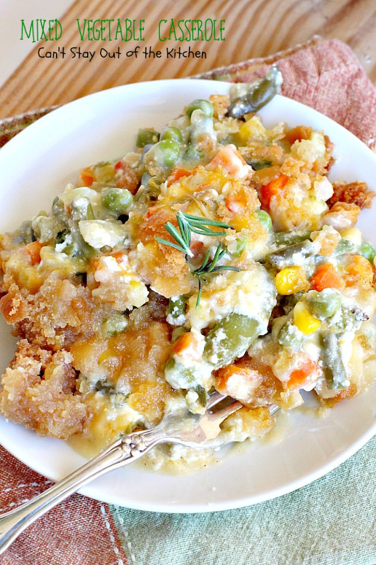 Vegetable Casserole Ideas
 Mixed Ve able Casserole Can t Stay Out of the Kitchen