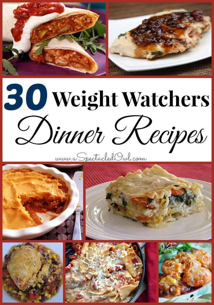 Weight Watchers Dinners
 30 Weight Watchers DINNER Recipes A Spectacled Owl