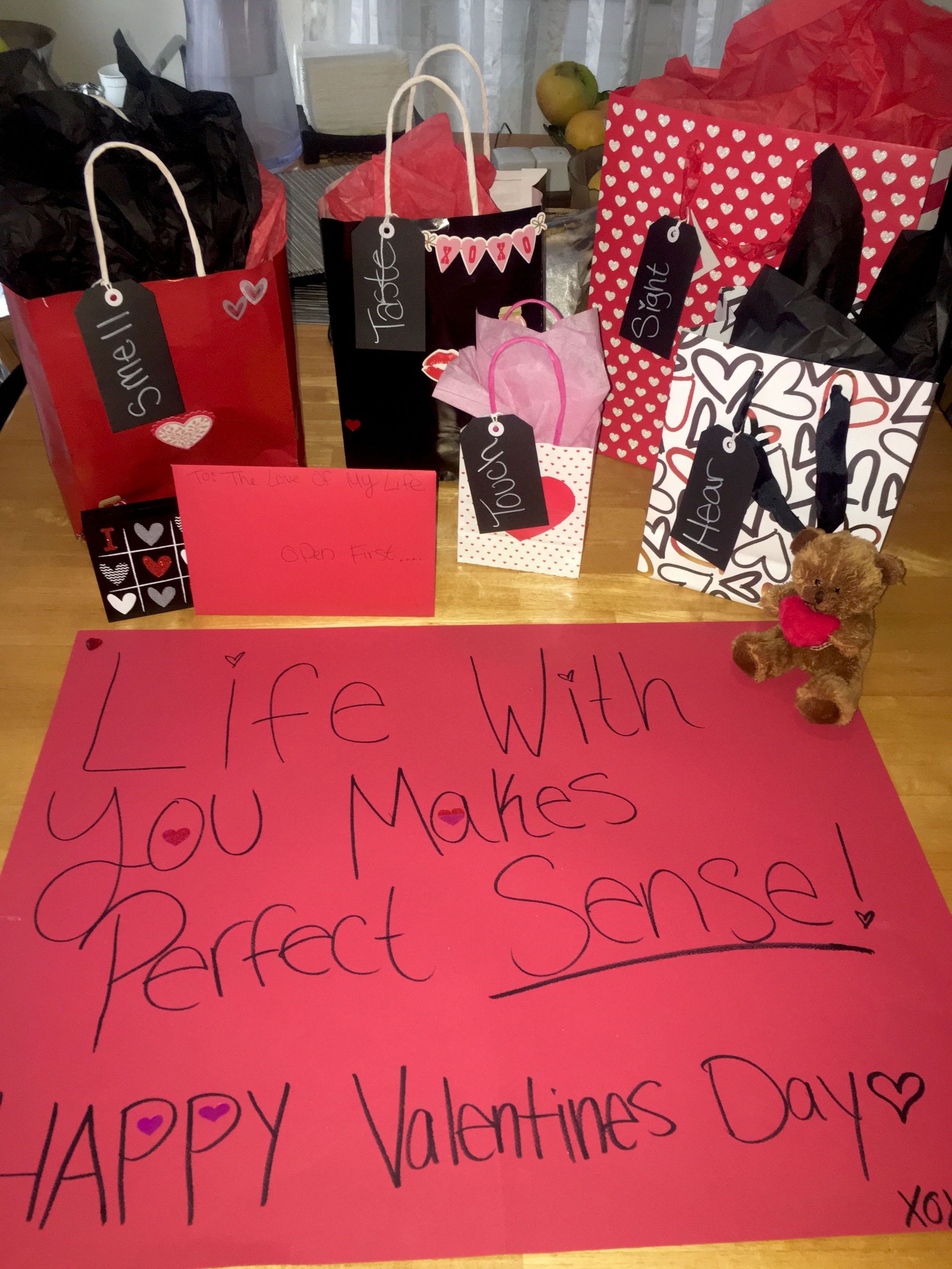 5 Senses Valentine'S Gift For Him Ideas
 5 Senses Gift for him Happy Valentine s Day babe♥