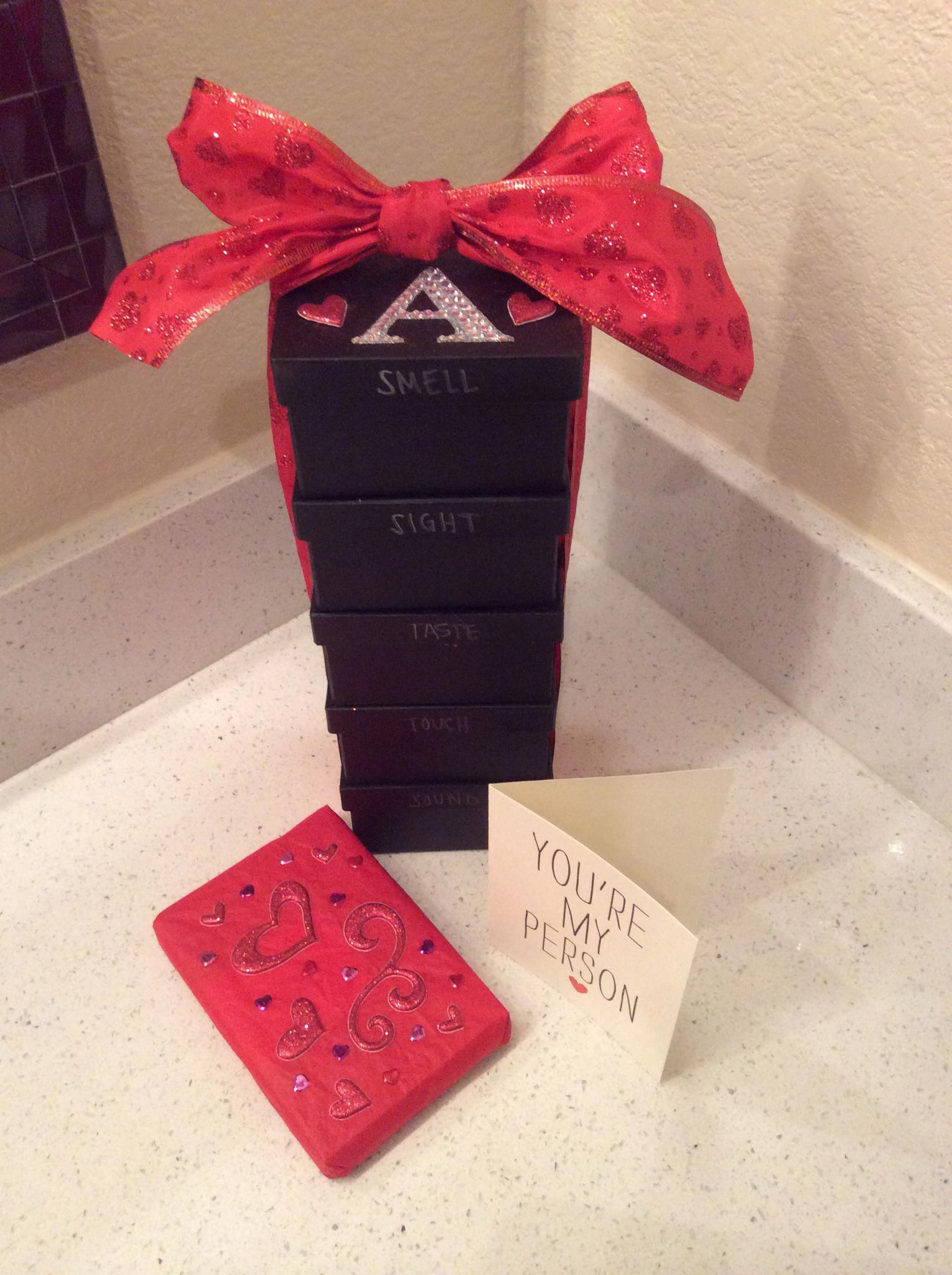 Be My Valentine Gift Ideas
 My creative valentines t for him a box for each of the