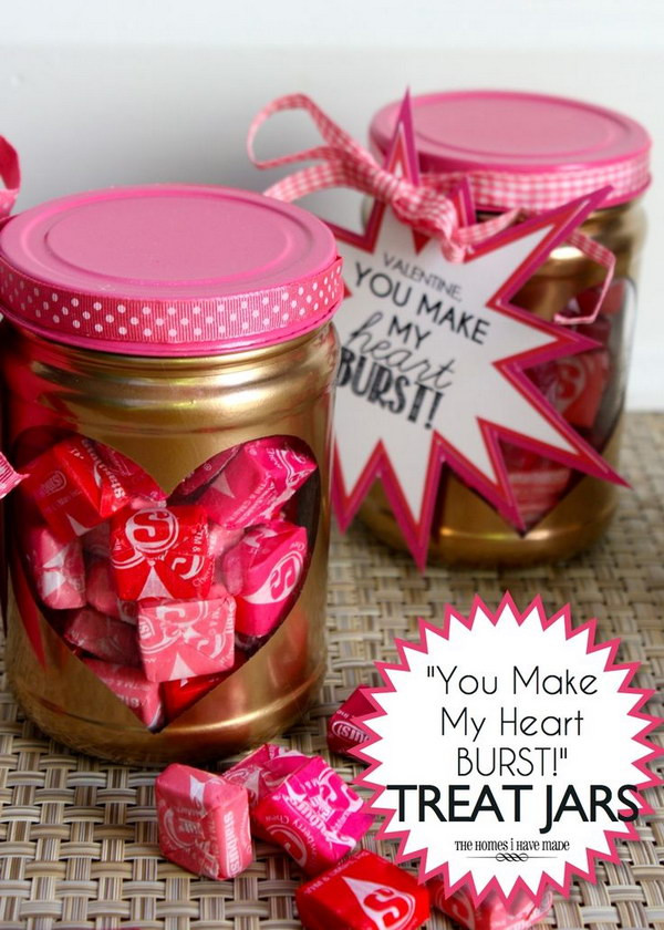 Be My Valentine Gift Ideas
 55 DIY Mason Jar Gift Ideas for Valentine s Day 2018