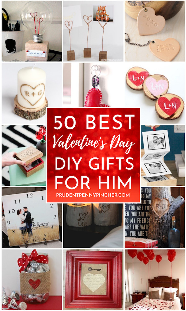 Best Valentine'S Day Gift Ideas For Him
 50 DIY Valentines Day Gifts for Him Prudent Penny Pincher