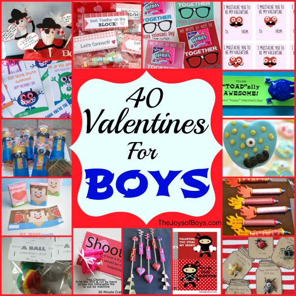 Boy Valentines Day Gift
 40 Valentines for Boys