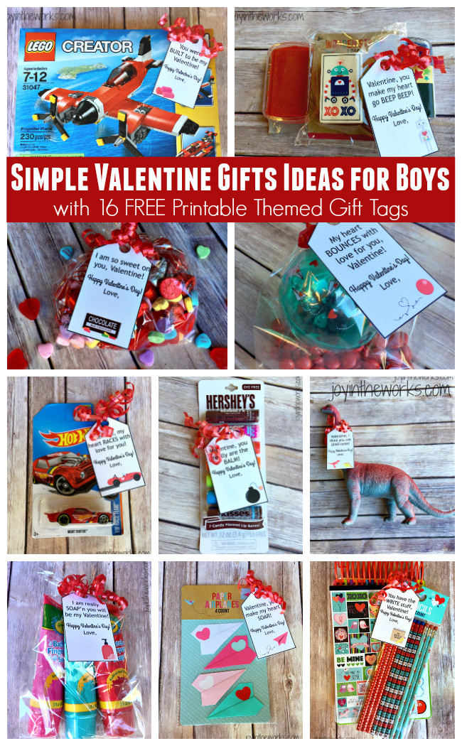 Boy Valentines Day Gift
 Simple Valentine Gift Ideas for Boys Joy in the Works