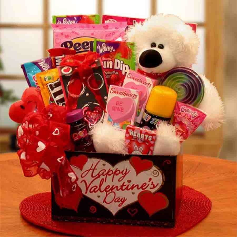 Child Valentine Gift Ideas
 Huggable Bear Kids Valentine Gift Box
