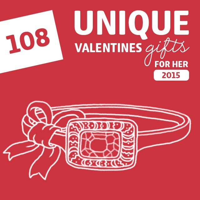 Cool Valentine Gift Ideas
 108 Most Unique Valentines Gifts for Her of 2015