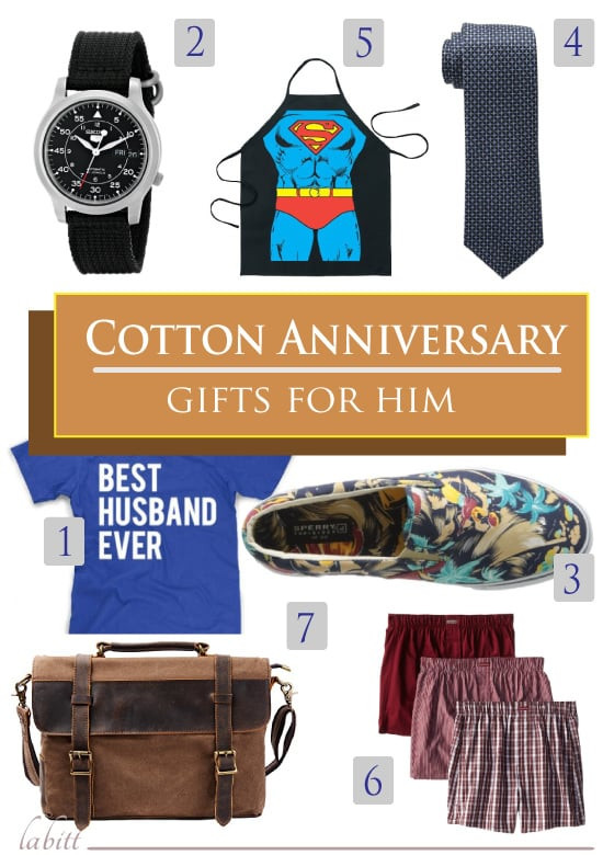 Cotton Anniversary Gift Ideas For Him
 Cotton Second Anniversary Gifts He ll Absolutely Love