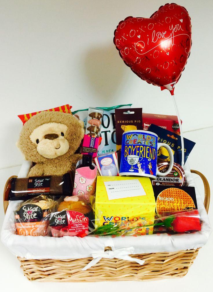 Creative Valentines Day Gifts For Boyfriend
 18 best Gift Baskets For Him images on Pinterest