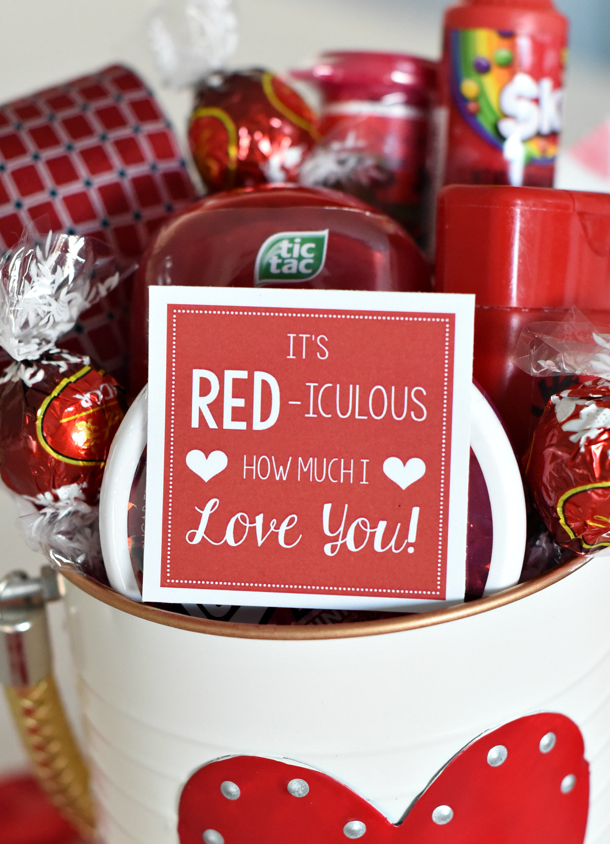 Cute Valentine Gift Ideas Elegant Cute Valentine S Day Gift Idea Red Iculous Basket