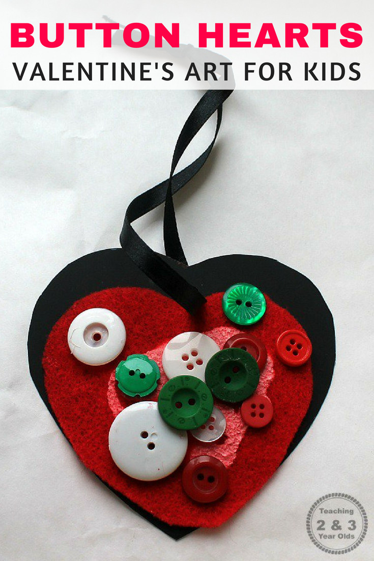 Cute Valentines Day Crafts
 Cute Felt Valentine s Craft with Buttons